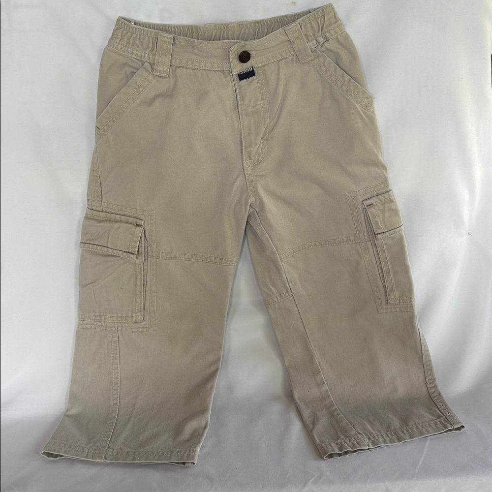 VINTAGE MIMO & CO Gently Worn Beige/Grayish Cargo Pants Boy’s Size 4